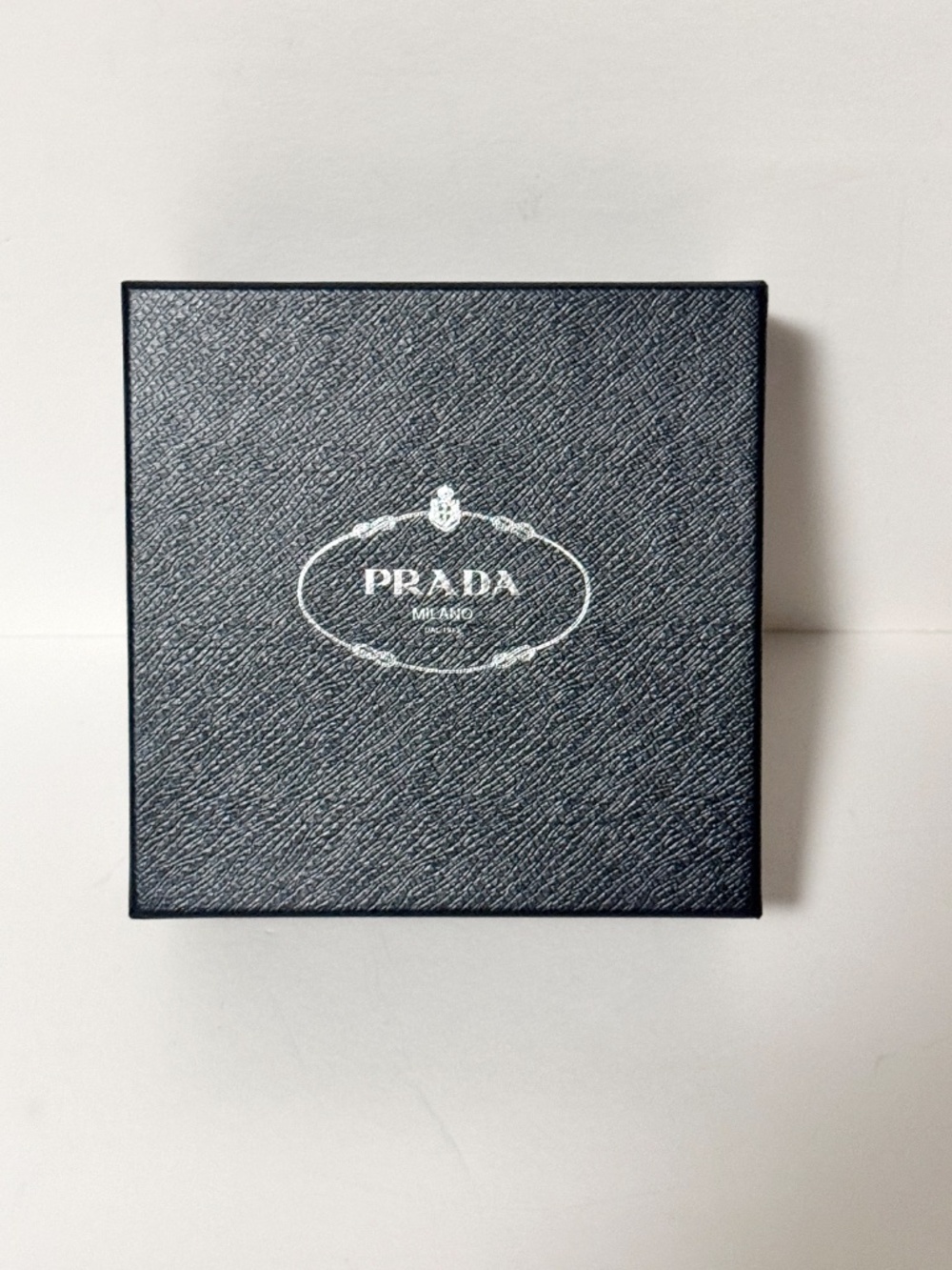 Prada Milano Gift Box + 49” Logo Ribbon & Tissue